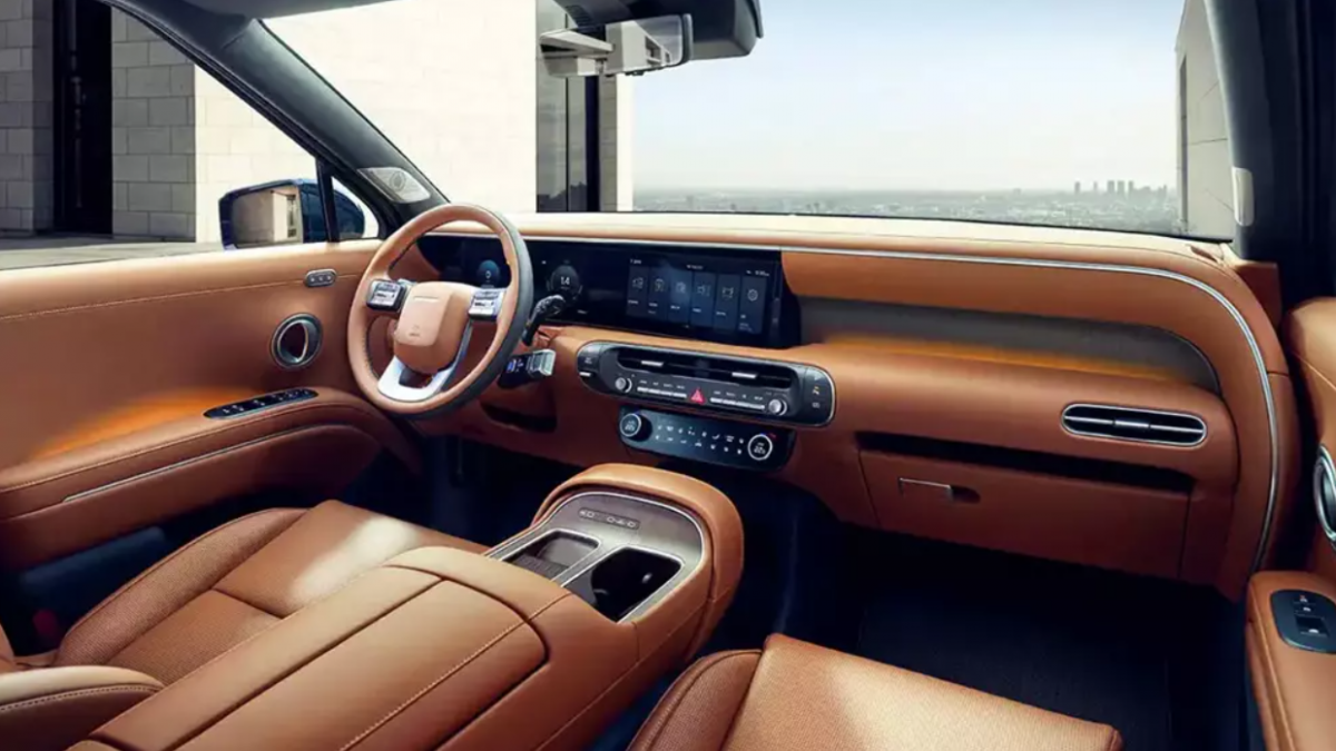 Khoang lái Hyundai Palisade High Roof 2027. Ảnh: Hyundai. Khoang lái Hyundai Palisade High Roof 2027. Ảnh: Hyundai.