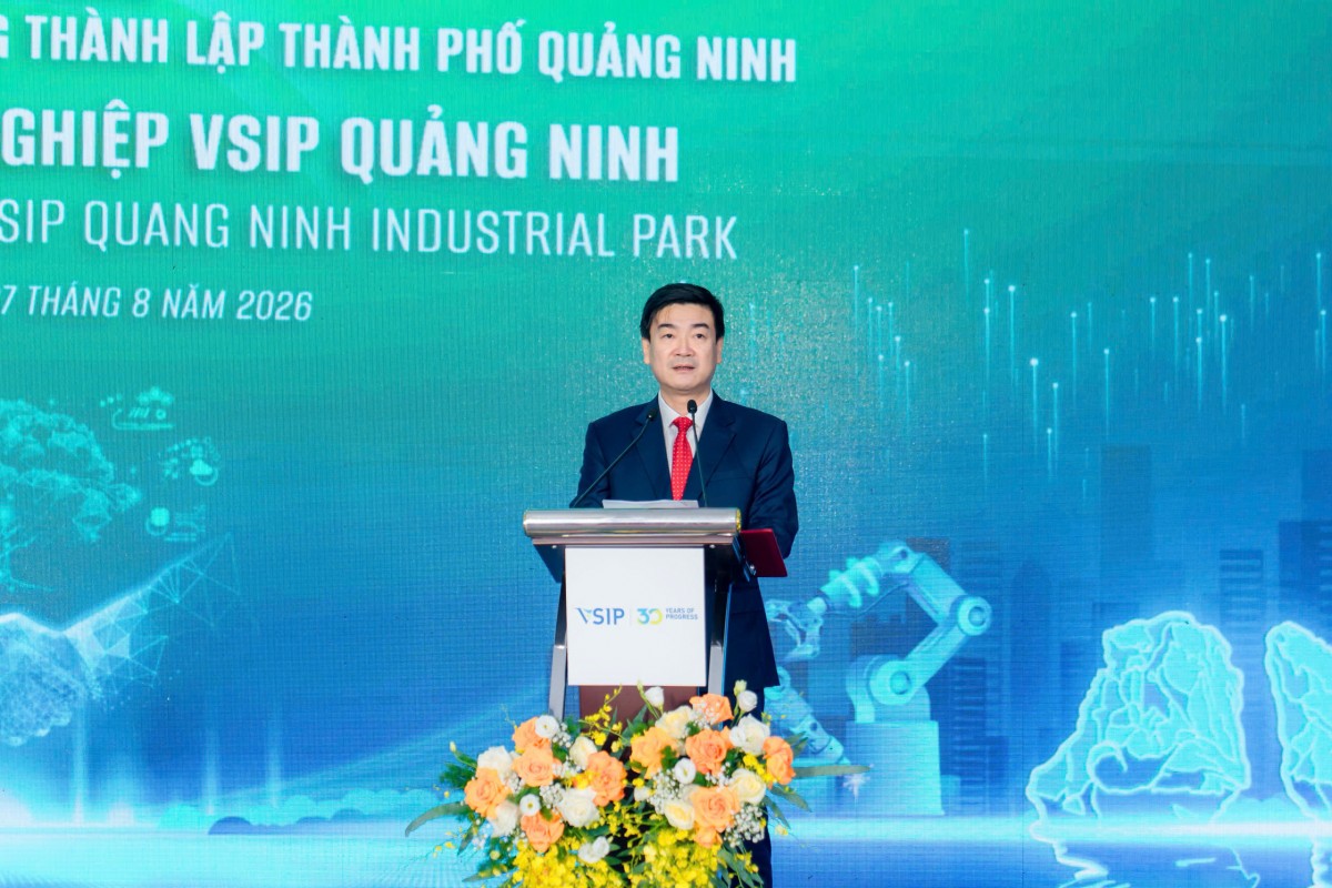 Khởi công Khu công nghiệp VSIP Quảng Ninh rộng hơn 448 ha