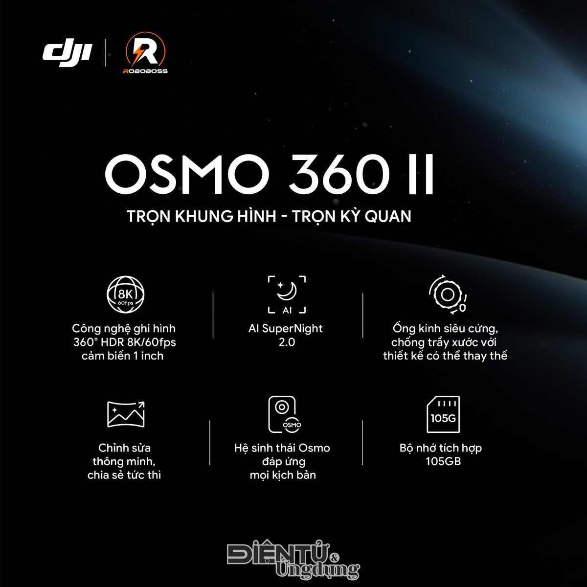 “Trọn góc nhìn, Trọn kì quan” cùng DJI Osmo 360 II