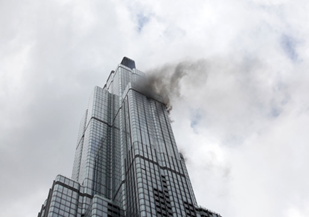 Đám cháy xảy ra tại tầng 64 toà nhà Landmark 81 ngày 11/8/2018