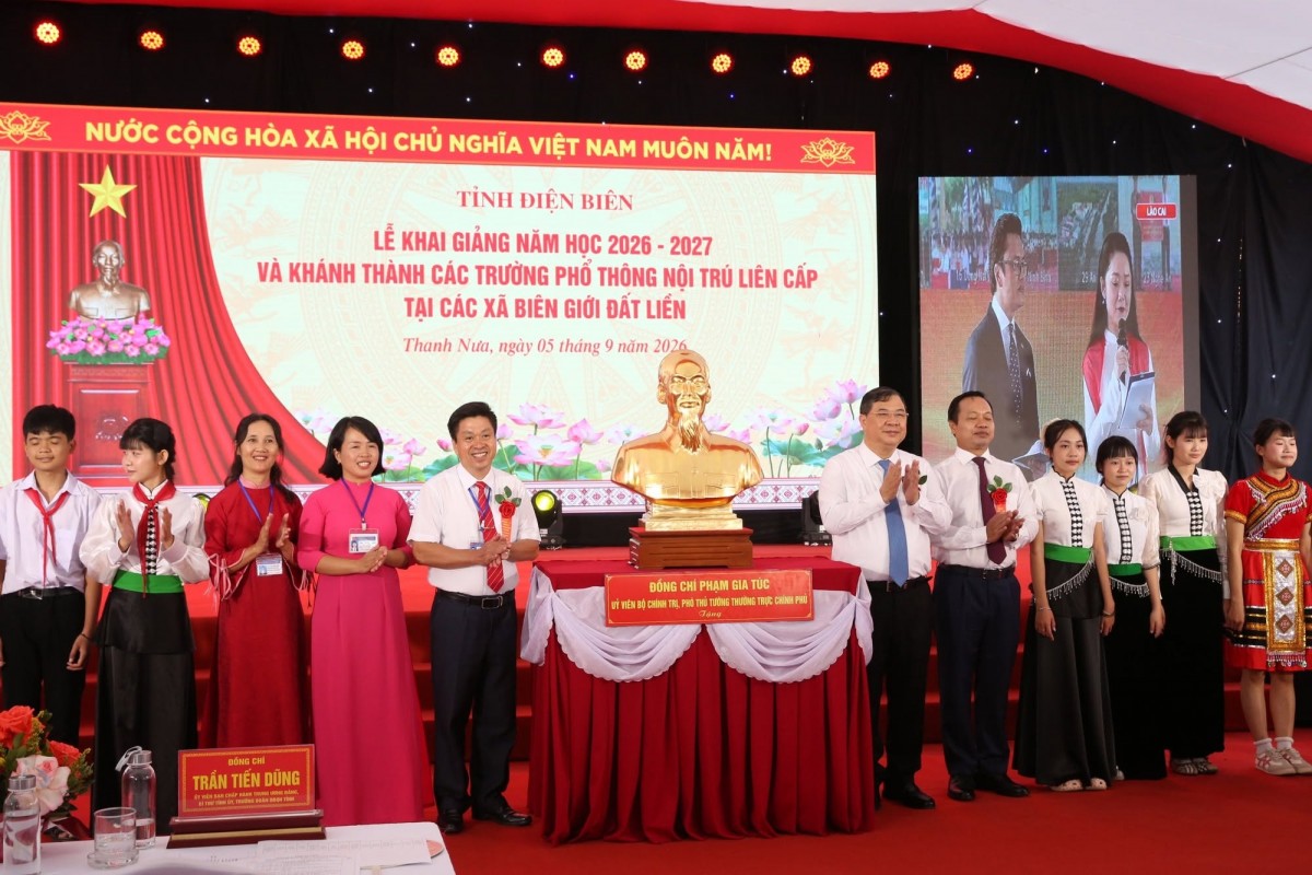 Trường nội trú 224 tỷ đồng ở Điện Biên đón năm học mới