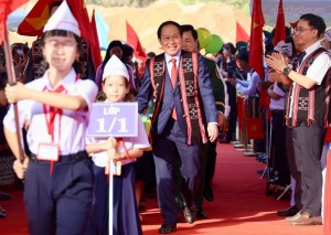 Khánh thành trường nội trú liên cấp Tây Giang, mở lối đến trường cho trẻ vùng cao