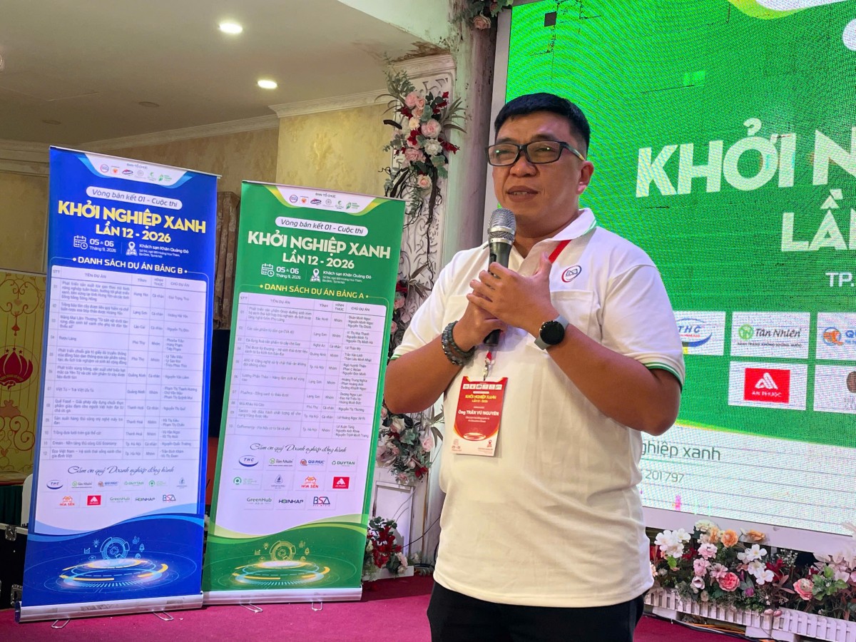 9 dự án phía Bắc giành vé vào Chung kết Khởi nghiệp Xanh 2026