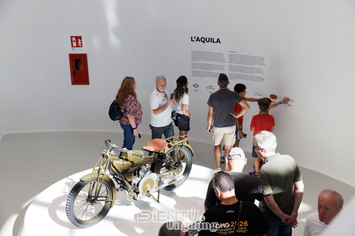 Hơn 60.000 người đến tham dự chuỗi lễ hội Moto Guzzi World Days