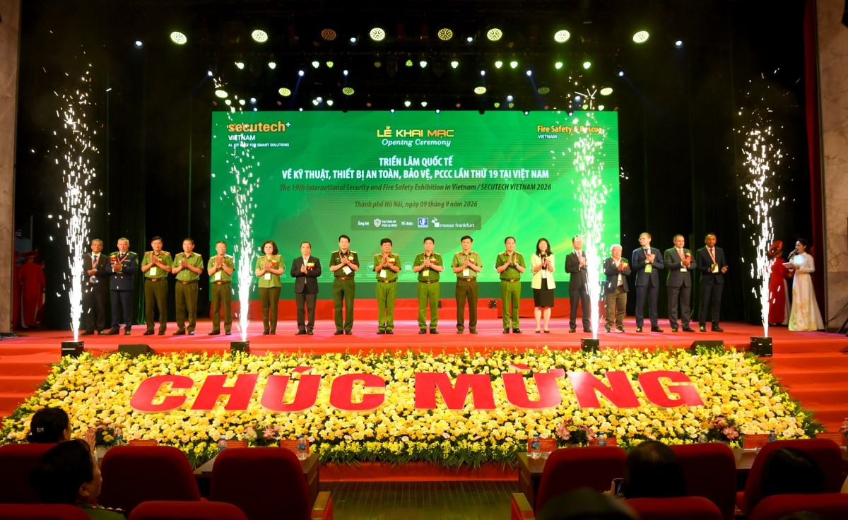 Khai mạc Triển lãm quốc tế về phòng cháy chữa cháy và cứu nạn cứu hộ 2026 tại Hà Nội Khai mạc Triển lãm quốc tế về phòng cháy chữa cháy và cứu nạn cứu hộ 2026 tại Hà Nội