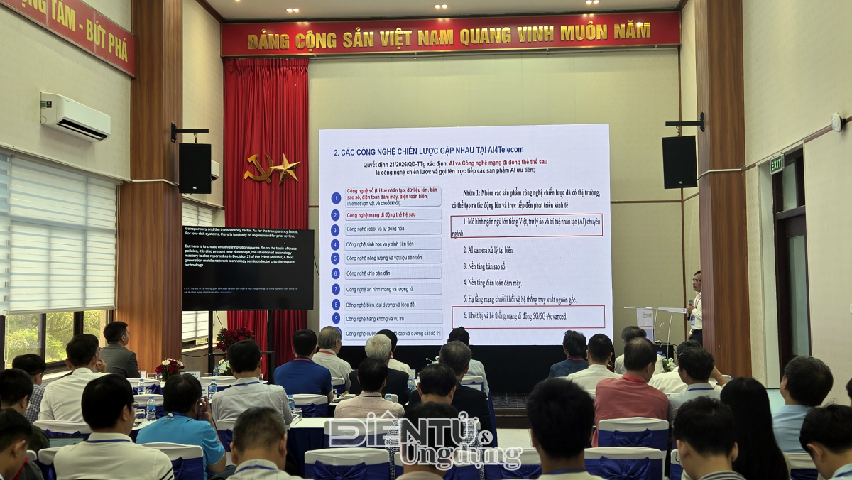 Toàn cảnh hội thảo AI trong viễn thông 2026