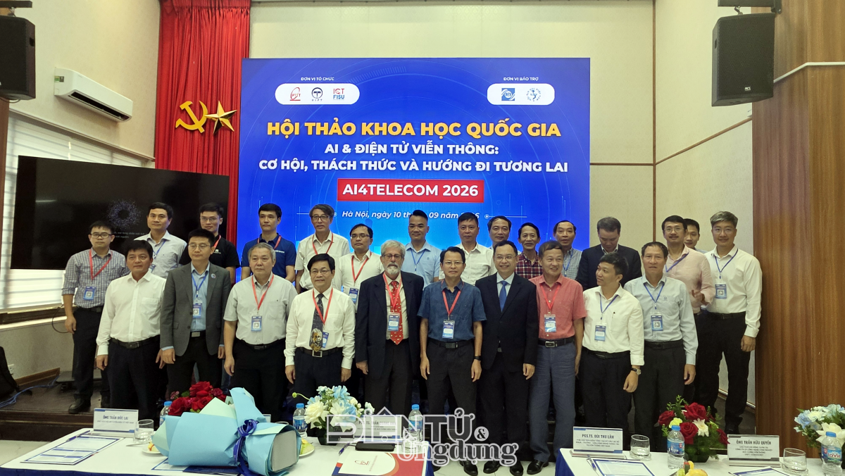 Các đại biểu tham dự Hội thảo AI for Telecom 2026, trí tuệ nhân tạo viễn thông, tự động hóa mạng viễn thông