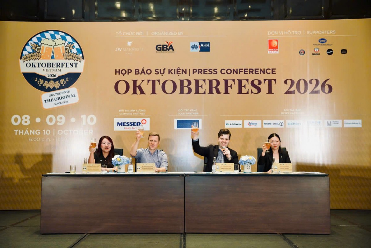 GBA Oktoberfest 2026 trở lại, mang không khí Bavaria đến Việt Nam