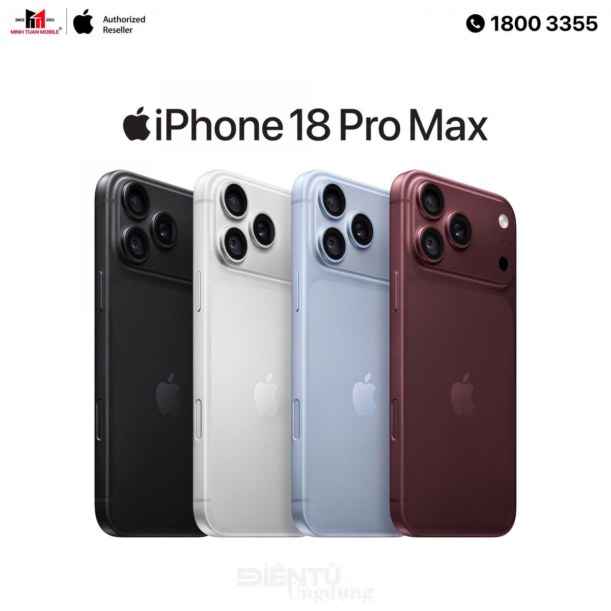 Minh Tuấn Mobile mở đặt hàng iPhone 18 Pro & iPhone 18 Pro Max
