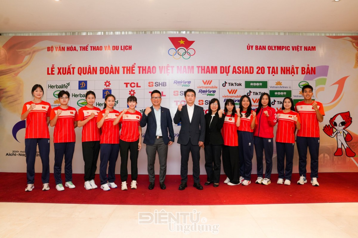 TCL tiếp tục đồng hành cùng đoàn Thể thao Việt Nam tại ASIAD 2026