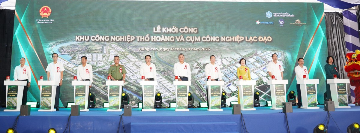 Hưng Yên khởi công 2 dự án công nghiệp gần 6.000 tỷ đồng Hưng Yên khởi công 2 dự án công nghiệp gần 6.000 tỷ đồng