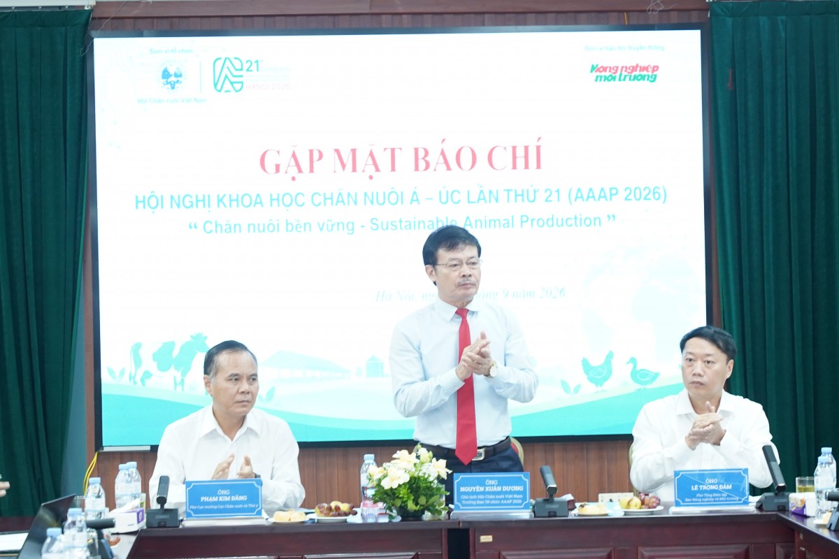 Việt Nam đăng cai Hội nghị Khoa học Chăn nuôi Á-Úc lần thứ 21
