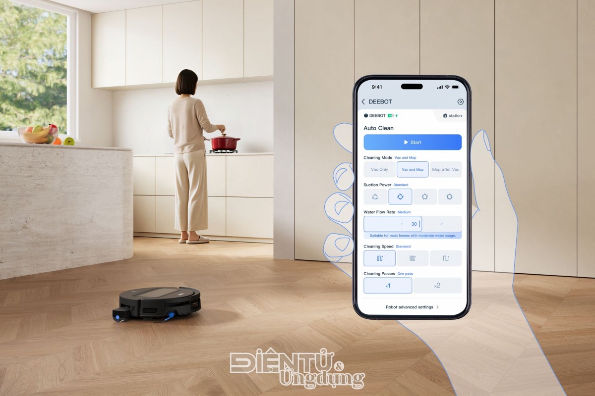 ECOVACS đưa công nghệ con lăn OZMO ROLLER xuống dòng sản phẩm DEEBOT T80 MAX ECOVACS đưa công nghệ con lăn OZMO ROLLER xuống dòng sản phẩm DEEBOT T80 MAX