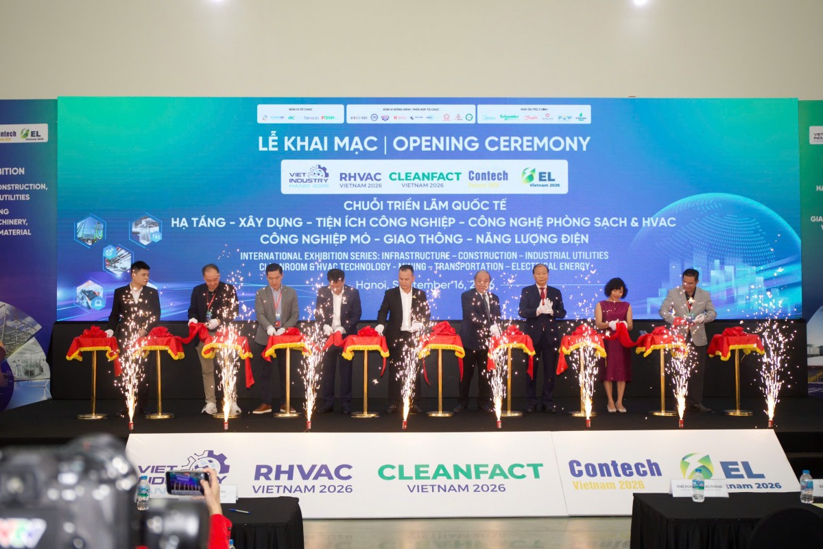 Kết nối doanh nghiệp và công nghệ tại chuỗi triển lãm Contech Vietnam và EL Vietnam 2026
