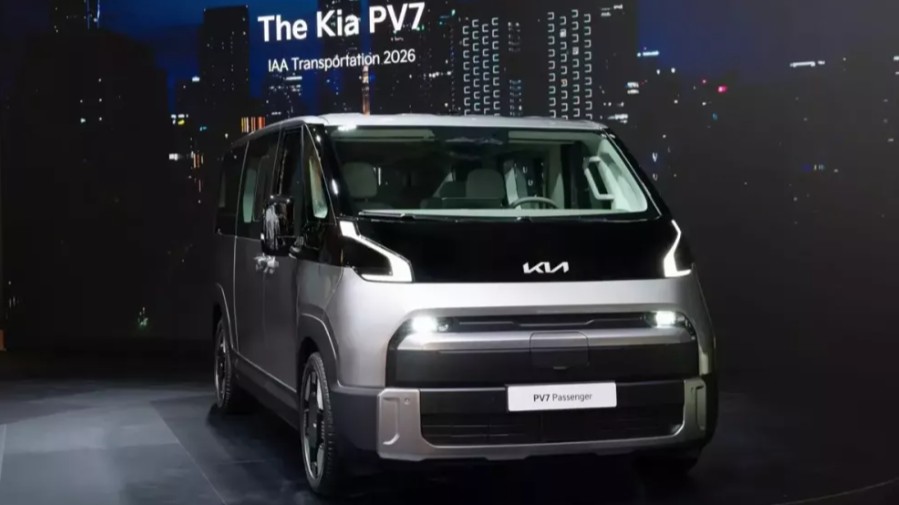 Xe van điện Kia PV7 trình làng tại triển lãm IAA Transportation 2026