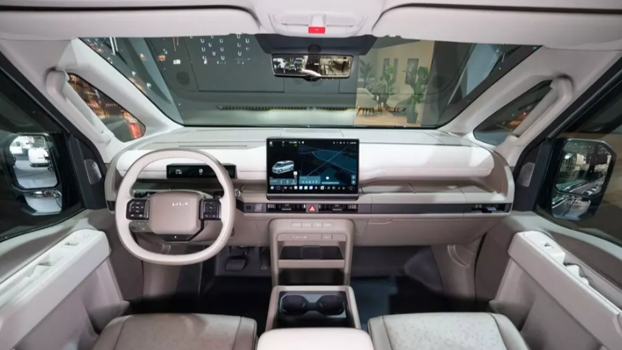 Thiết kế khoang lái của Kia PV7. Ảnh: Kia.