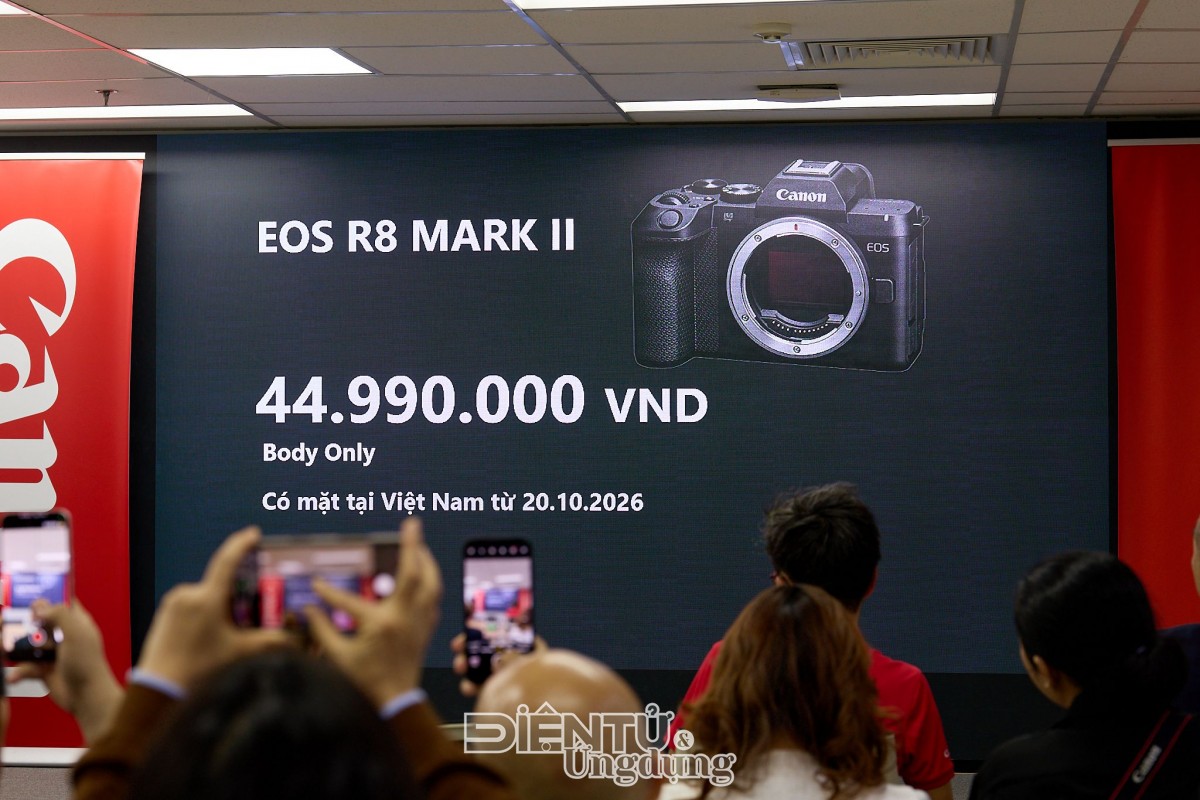 Canon ra mắt EOS R8 Mark II, chiếc máy ảnh full-frame nhỏ gọn dành cho người dùng mới