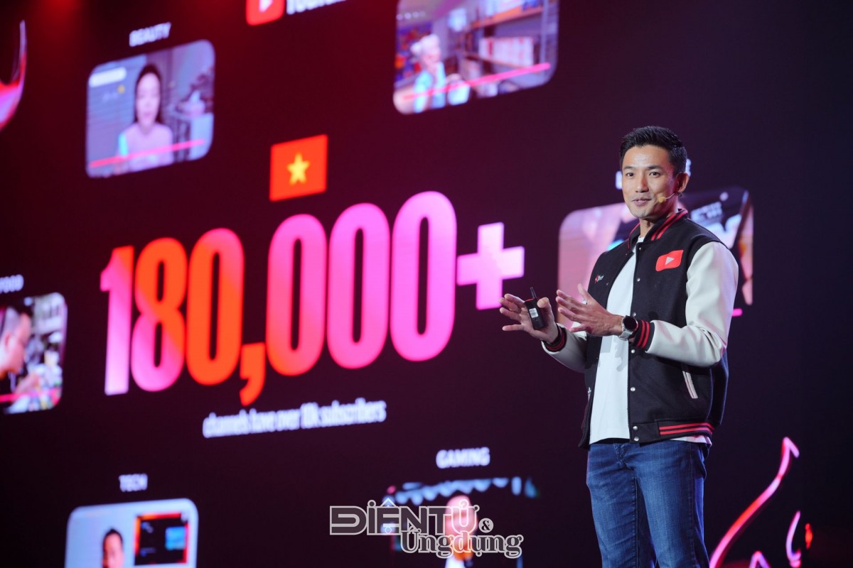 Hơn 180.000 kênh tại Việt Nam đạt mốc trên 10.000 người đăng ký
