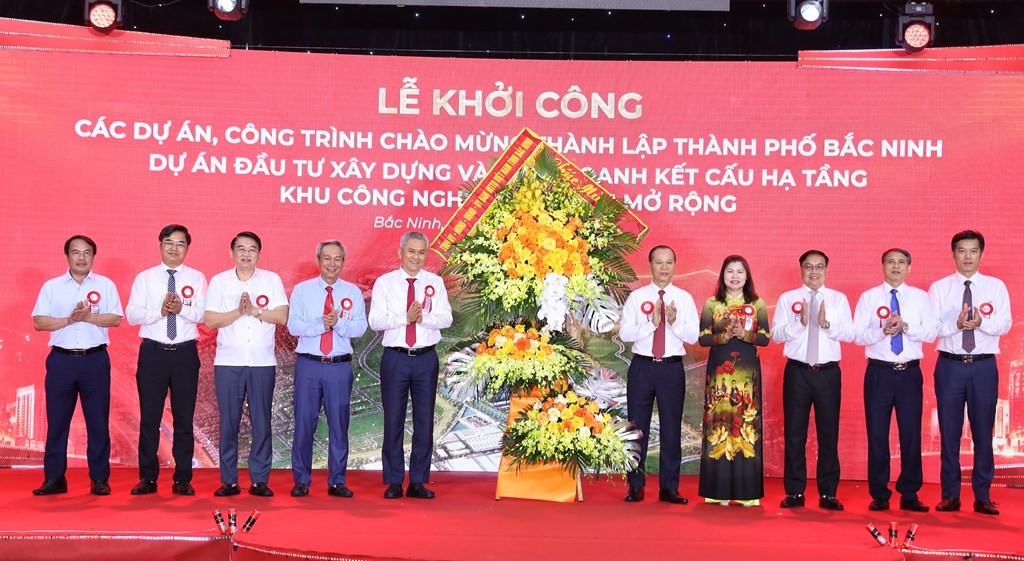 Bắc Ninh khởi công dự án Khu công nghiệp Việt - Hàn hơn 1.236 tỷ đồng Bắc Ninh khởi công dự án Khu công nghiệp Việt - Hàn hơn 1.236 tỷ đồng