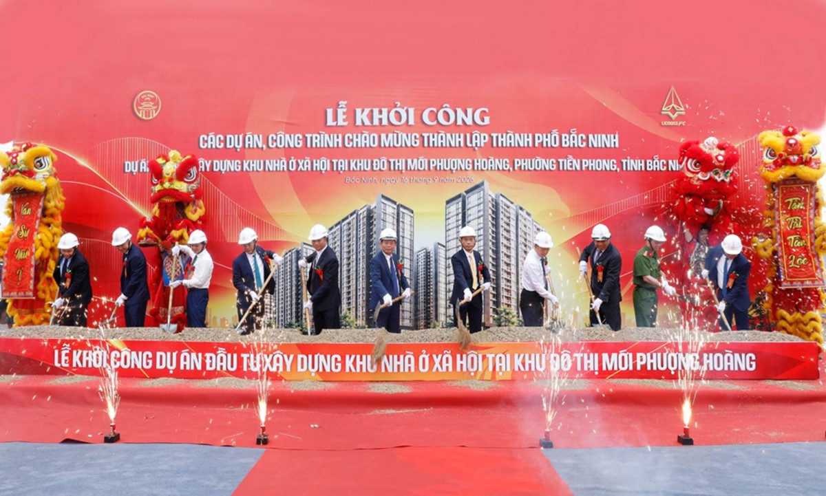 Khởi công Khu nhà ở xã hội Phượng Hoàng tại Bắc Ninh