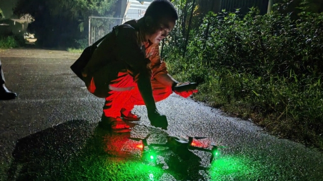 Điện lực Thạch Thất dùng công nghệ để giám sát mưa bão giữ an toàn lưới điện