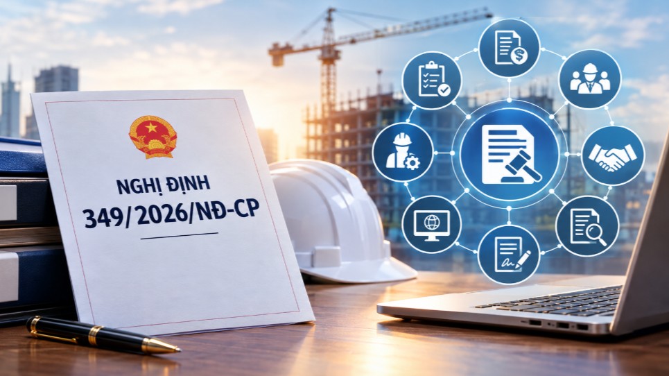 Nghị định 349/2026/NĐ-CP buộc doanh nghiệp dự thầu đổi cách làm từ báo giá đến hợp đồng