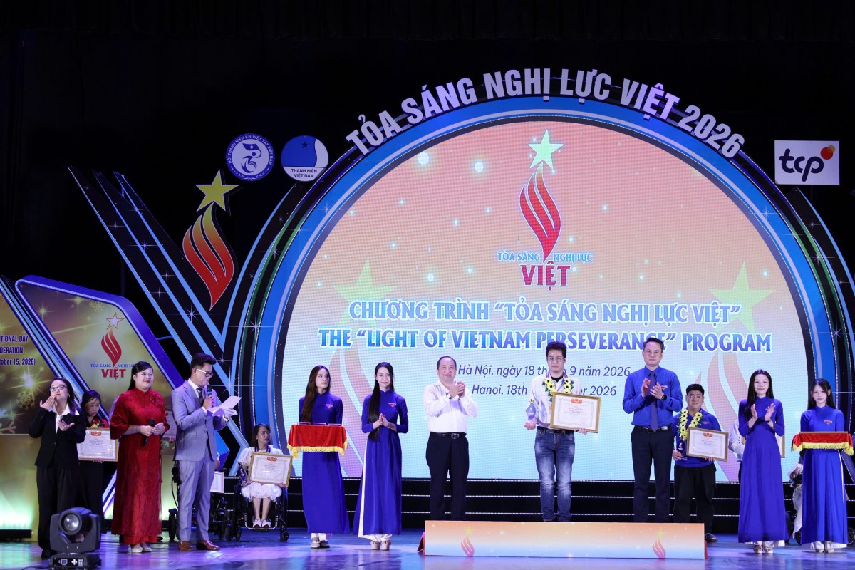 Vinh danh 26 gương thanh niên khuyết tật tiêu biểu năm 2026
