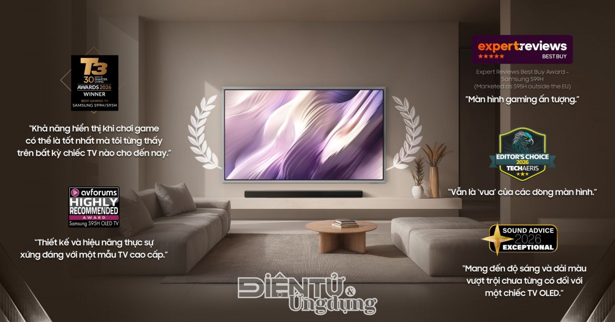 TV Samsung 2026 chinh phục chuyên gia quốc tế