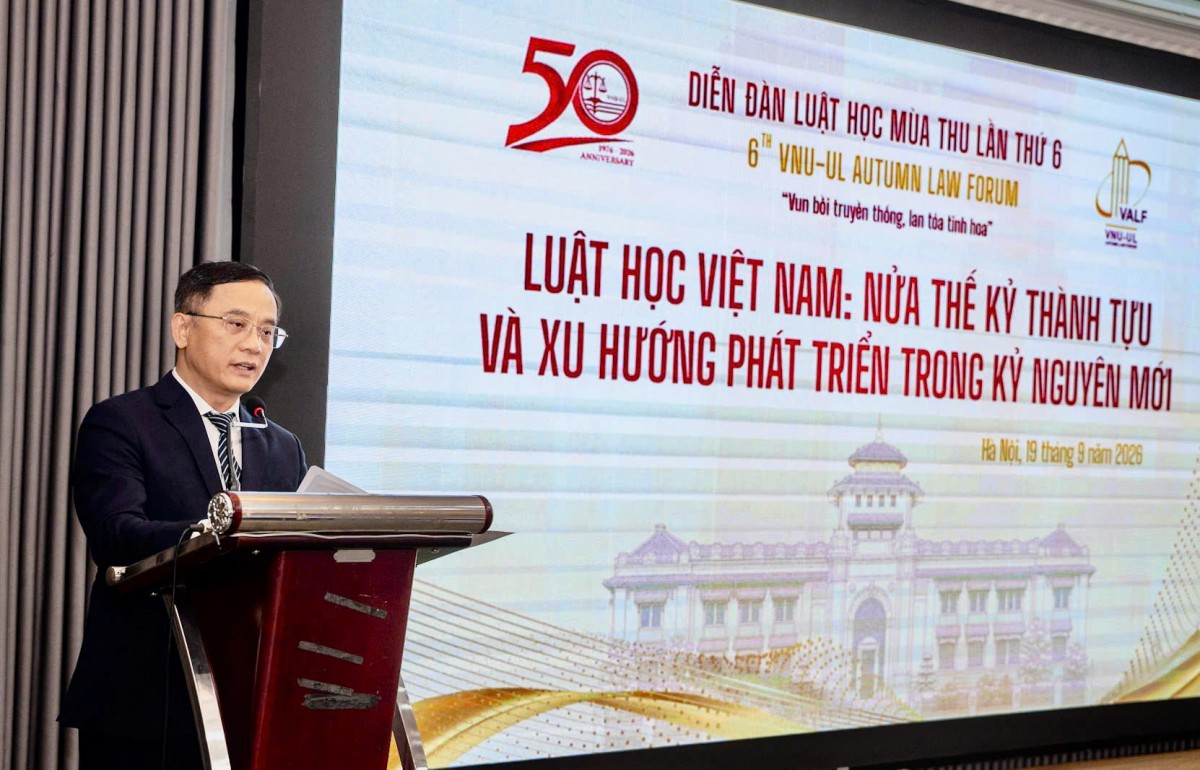 Diễn đàn Luật học Mùa Thu 2026: Nhìn lại 50 năm phát triển Luật học Việt Nam