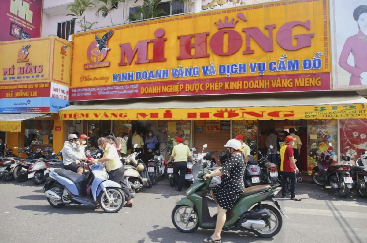 Vàng Mi Hồng là thương hiệu nổi tiếng ở TP.HCM. Ảnh: Báo Công Thương.