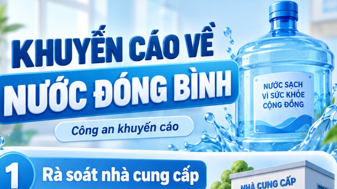 Cách nhận biết nước đóng bình an toàn cho gia đình