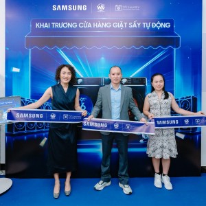 Samsung cùng đối tác khai trương cửa hàng giặt sấy đầu tiên