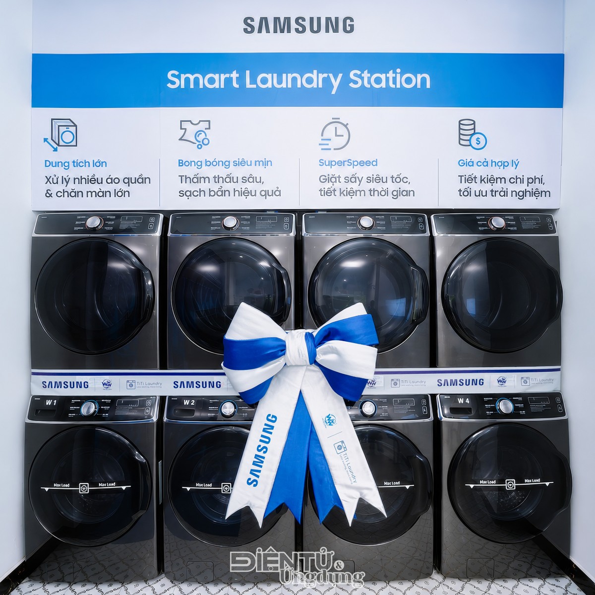 Samsung cùng đối tác khai trương cửa hàng giặt sấy đầu tiên