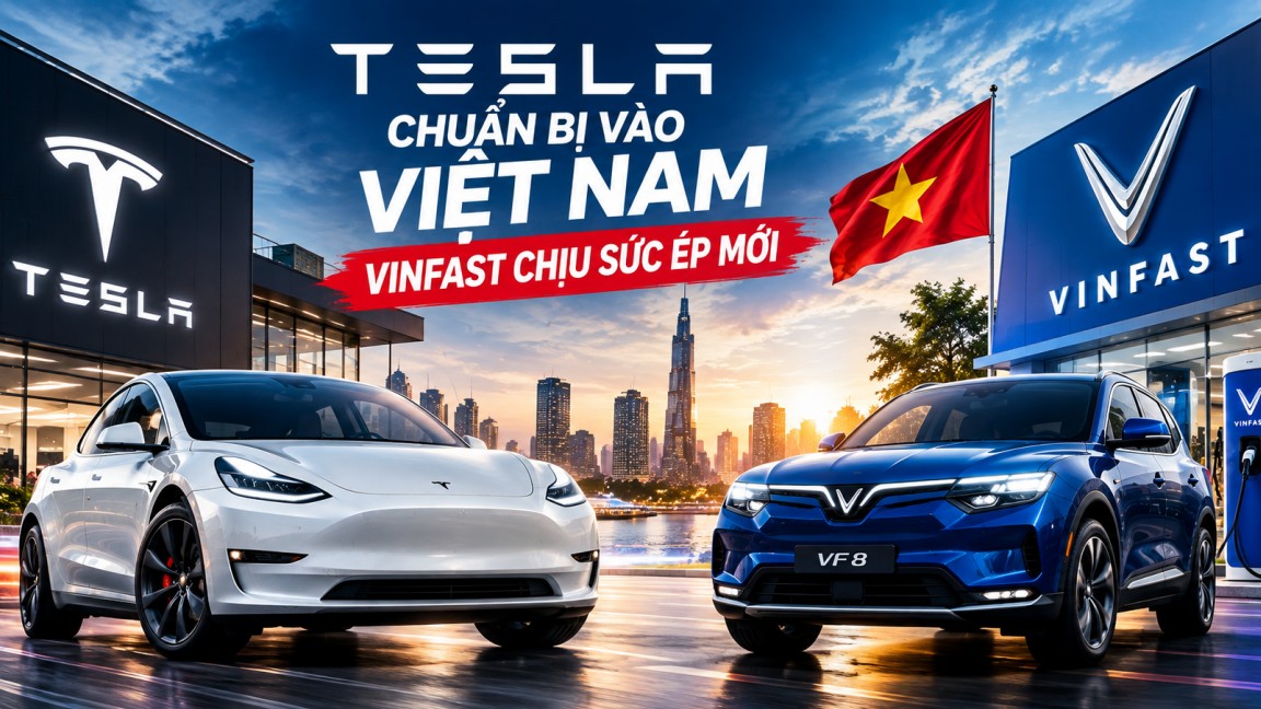 Tesla chuẩn bị vào Việt Nam, VinFast chịu sức ép mới