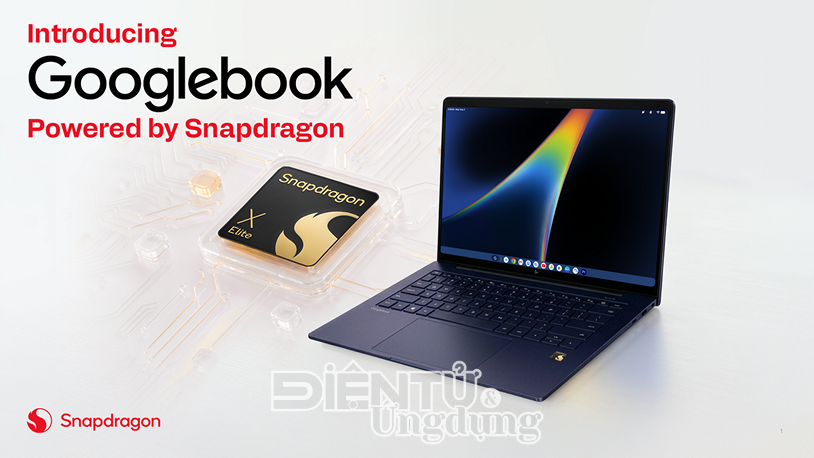 Snapdragon® X Elite sẽ hiện diện trên Googlebook