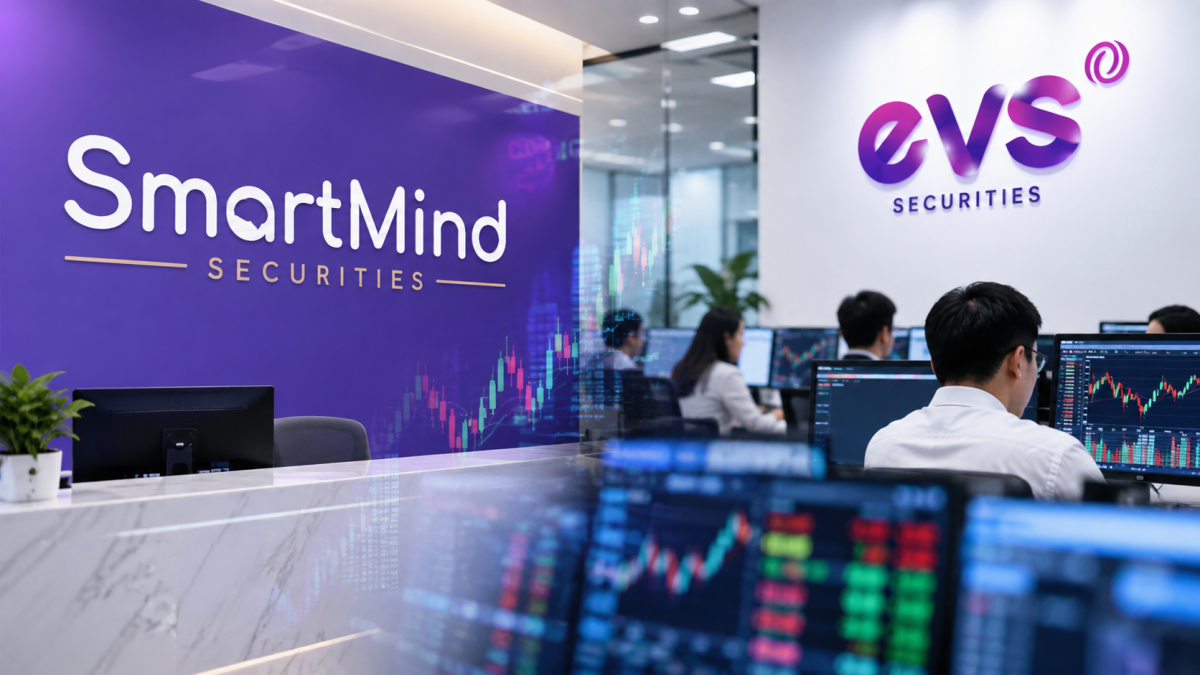 Hai công ty chứng khoán Smartmind và EVS