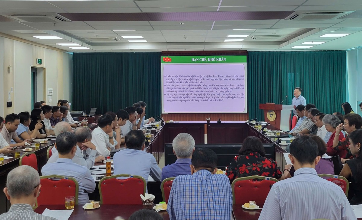Muốn nâng giá trị công nghiệp vật liệu phải làm chủ công nghệ Muốn nâng giá trị công nghiệp vật liệu phải làm chủ công nghệ