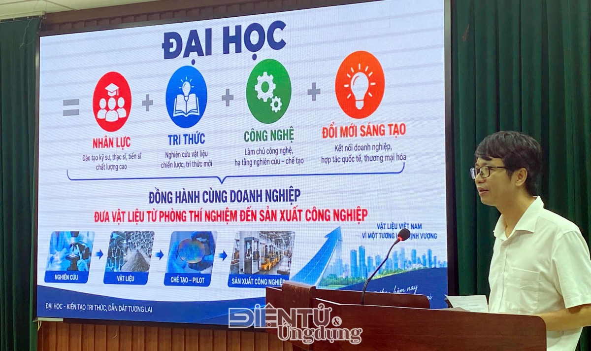 Đào tạo nhân lực vật liệu theo hướng nào để công nghiệp vật liệu làm chủ công nghệ lõi