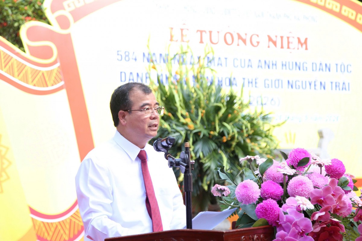 Tưởng niệm 584 năm ngày mất Anh hùng dân tộc, Danh nhân văn hóa Nguyễ