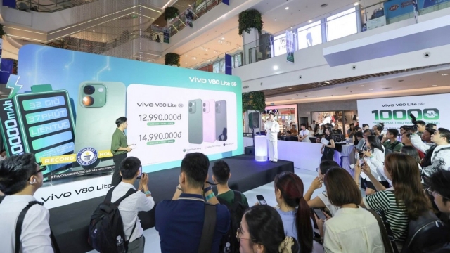 vivo V80 Lite 5G chính thức ra mắt tại Việt Nam