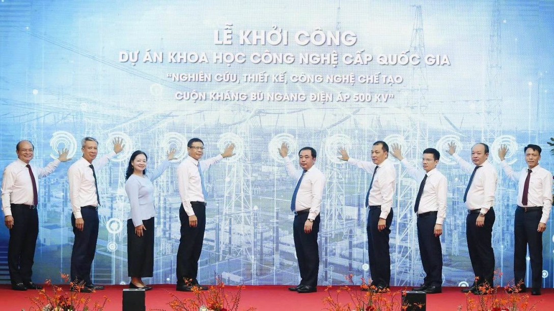 EEMC khởi công dự án chế tạo cuộn kháng 500 kV