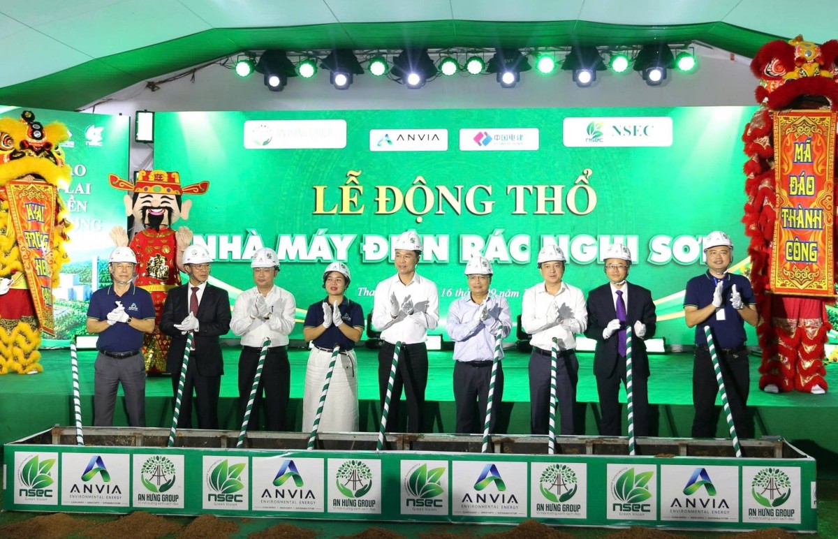 Dự án Nhà máy Điện rác Nghi Sơn có tổng mức đầu tư gần 1.500 tỷ đồng