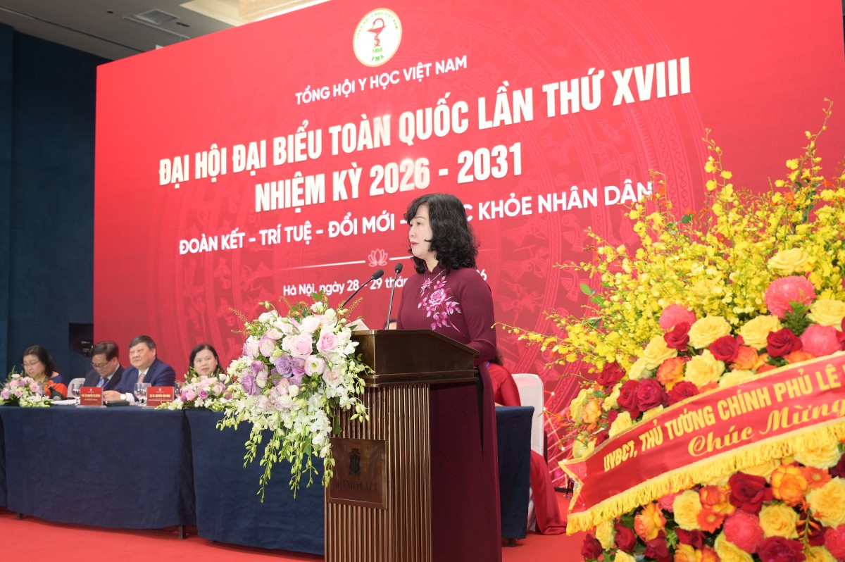 Đại hội XVIII Tổng hội Y học Việt Nam kiện toàn lãnh đạo nhiệm kỳ mới