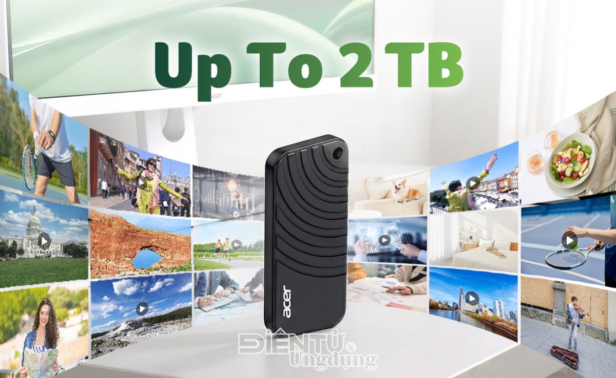 Acer ra mắt ổ SSD di động tốc độ cao cho nhu cầu lưu trữ hàng ngày