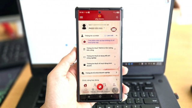Người nộp thuế nên kiểm tra thông tin doanh nghiệp trên eTax Mobile