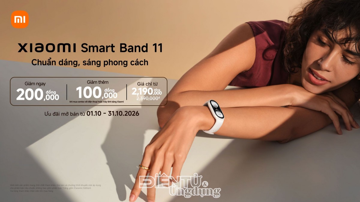 Xiaomi ra mắt Smart Band 11