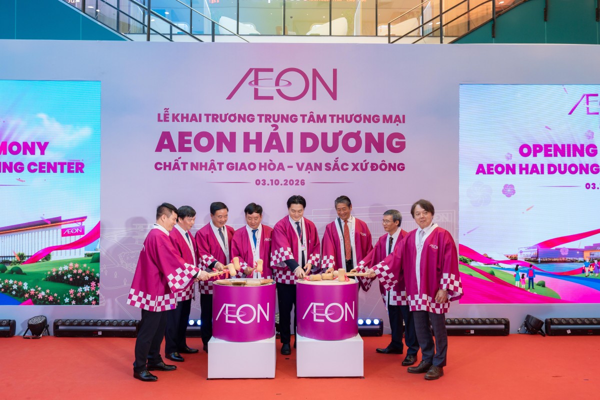 AEON Hải Dương chính thức khai trương