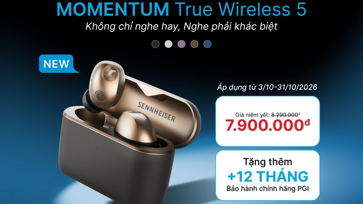 MOMENTUM Wireless 5 chính thức ra mắt tại Việt Nam