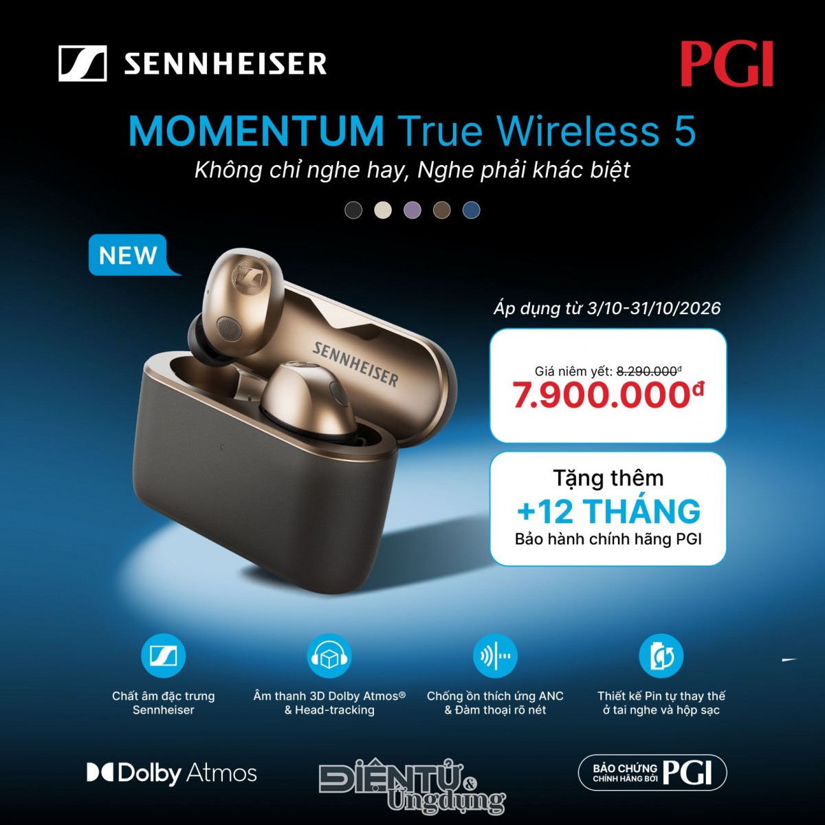 MOMENTUM Wireless 5 chính thức ra mắt tại Việt Nam