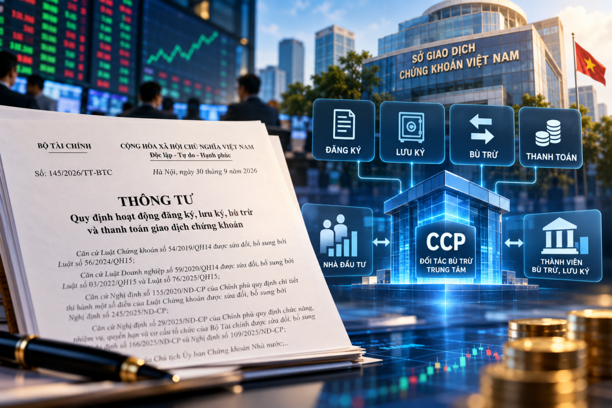 Từ 16/11, áp dụng khung mới về bù trừ, thanh toán chứng khoán